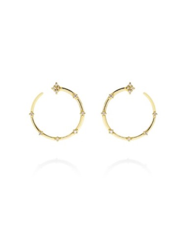 PENDIENTES ORO Y BRILLANTES