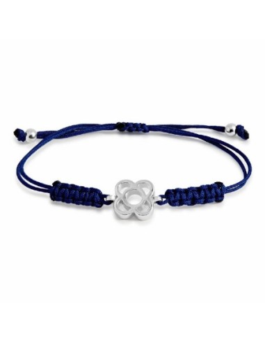 PULSERA PLATA MACRAME PANOT BARCELONA