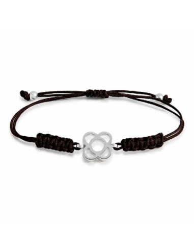 PULSERA PLATA MACRAME PANOT BARCELONA