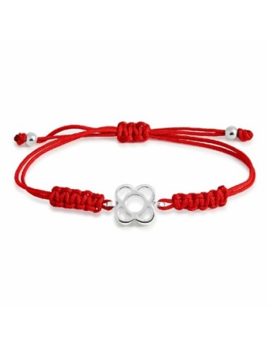 PULSERA PLATA MACRAME PANOT BARCELONA