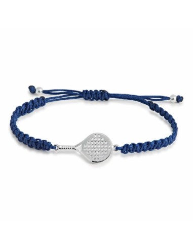 POLSERA PLATA MACRAME PADEL