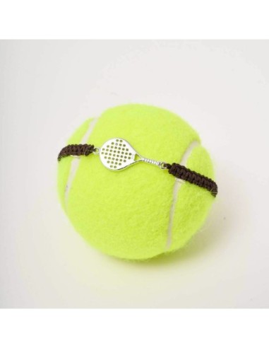 POLSERA PLATA MACRAME PADEL