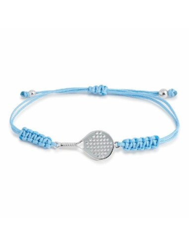 POLSERA PLATA MACRAME PADEL