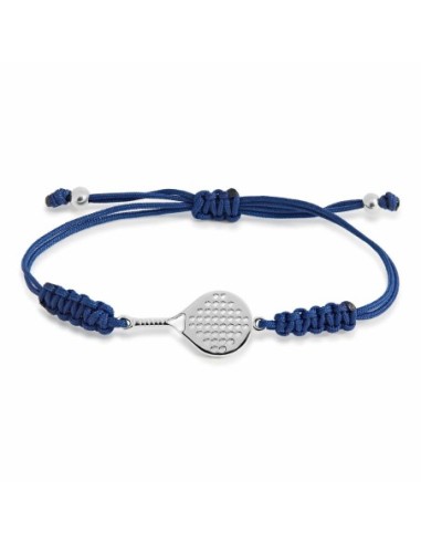 POLSERA PLATA MACRAME PADEL